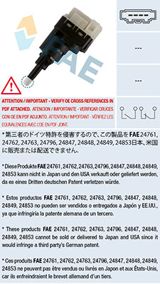 Brake Light Switch - 24761 FAE