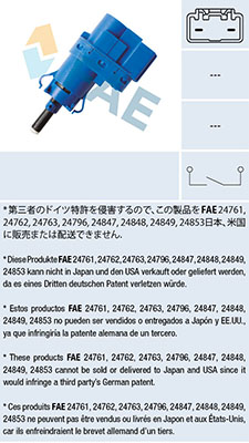 Brake Light Switch - 24853 FAE