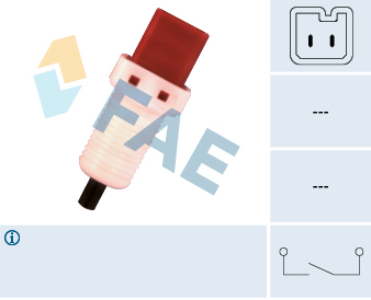 Interruttore luce freno - 24896 FAE