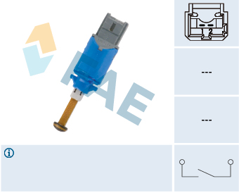 Switch, clutch control (cruise control) - 24901 FAE