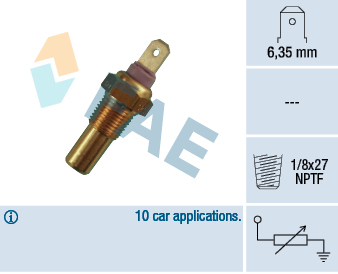 Sensor, coolant temperature - 31270 FAE