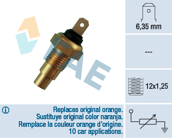 Sensor, coolant temperature - 31520 FAE