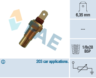 Sensor, coolant temperature - 31570 FAE