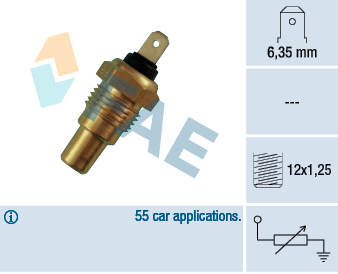 Sensor, coolant temperature - 31580 FAE