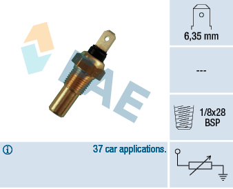 Sensor, coolant temperature - 31630 FAE