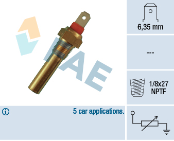 Sensor, coolant temperature - 31640 FAE