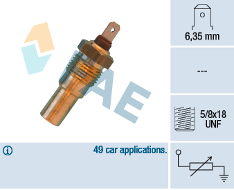 Sensor, coolant temperature - 31690 FAE