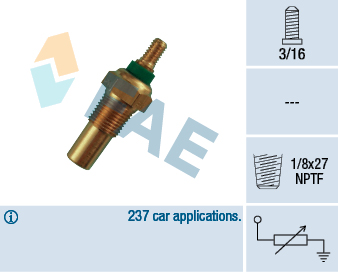 Sensor, coolant temperature - 32010 FAE