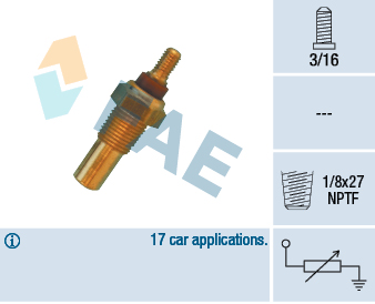 Sensore, Temperatura refrigerante - 32020 FAE