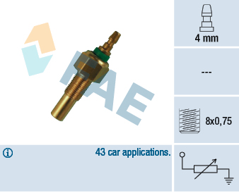 Sensor, coolant temperature - 32170 FAE