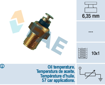 Sensore, Temperatura olio - 32200 FAE