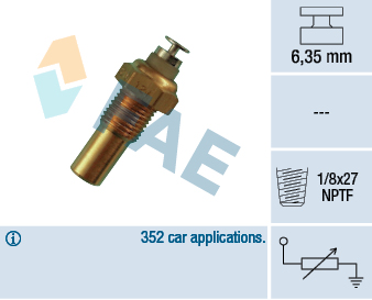 Sensor, coolant temperature - 32230 FAE