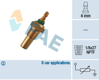 Sensore, Temperatura refrigerante - 32470 FAE