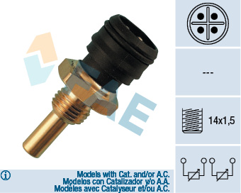 Sensor, coolant temperature - 33290 FAE