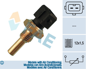 Sensore, Temperatura refrigerante - 33300 FAE
