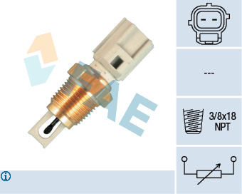 Sensore, Temperatura aria aspirata - 33426 FAE
