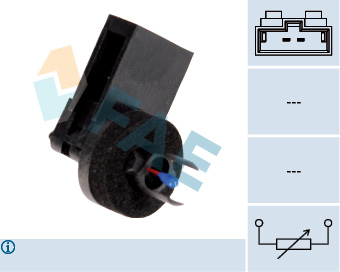 Sensore, Temperatura abitacolo - 33516 FAE