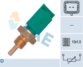 Sensore, Temperatura vano motore - 33705 FAE