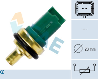 Sensore, Temperatura refrigerante - 33706 FAE