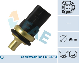 Sensor, coolant temperature - 33781 FAE