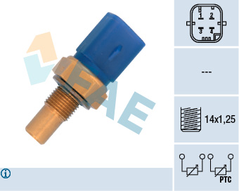 Sensore, Temperatura refrigerante - 33791 FAE