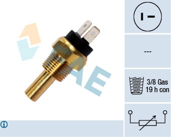 Sensore, Temperatura refrigerante - 33800 FAE