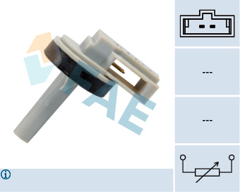 Sender Unit, interior temperature - 33870 FAE