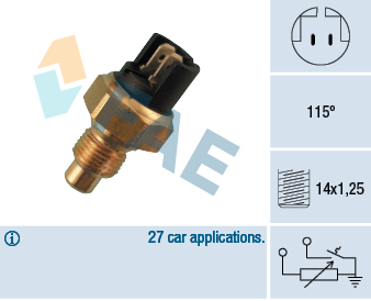 Sensore, Temperatura refrigerante - 34010 FAE