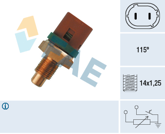 Sensore, Temperatura refrigerante - 34230 FAE