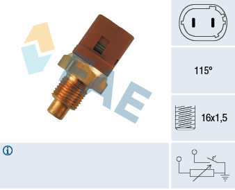 Sensore, Temperatura refrigerante - 34290 FAE