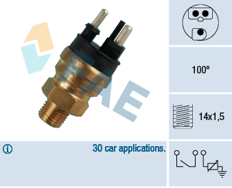 Sensor, coolant temperature - 34310 FAE