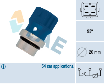 Sensore, Temperatura refrigerante - 34330 FAE