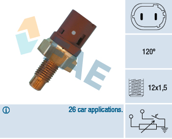 Sensore, Temperatura refrigerante - 34390 FAE