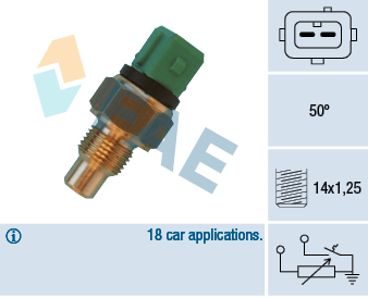 Sensore, Temperatura refrigerante - 34430 FAE