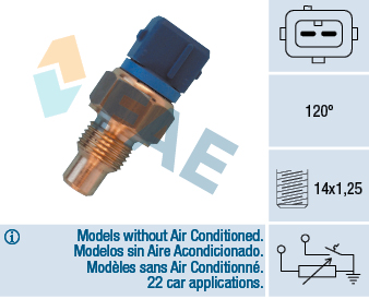 Sensor, coolant temperature - 34460 FAE
