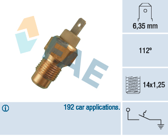 Temperature Switch, coolant warning lamp - 35180 FAE