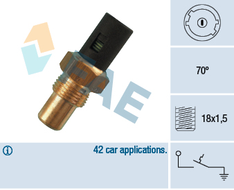 Temperature Switch, coolant warning lamp - 35280 FAE