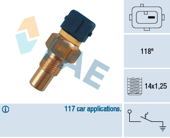 Temperature Switch, coolant warning lamp - 35290 FAE