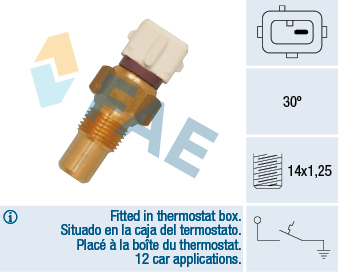 Termocontatto, Spia segnalazione refrigerante - 35295 FAE