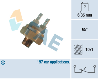 Temperature Switch, intake manifold preheating - 35440 FAE