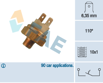 Termocontatto, Spia segnalazione refrigerante - 35480 FAE