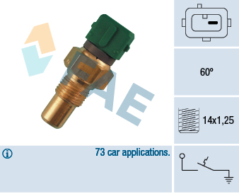 Temperature Switch, coolant warning lamp - 35610 FAE