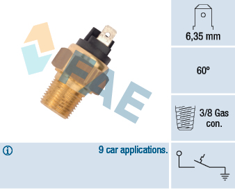 Termocontatto, Spia segnalazione refrigerante - 35960 FAE