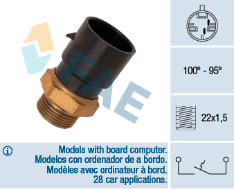 Termocontatto, Ventola radiatore - 36180 FAE