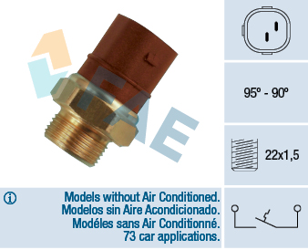 Temperature Switch, radiator fan - 36270 FAE