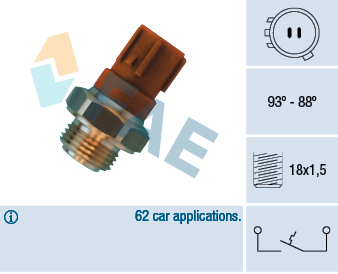 Temperature Switch, radiator fan - 36440 FAE