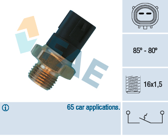 Termocontatto, Ventola radiatore - 36480 FAE
