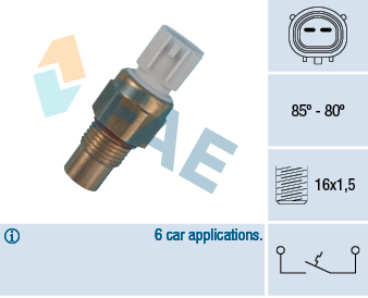 Temperature Switch, radiator fan - 36485 FAE