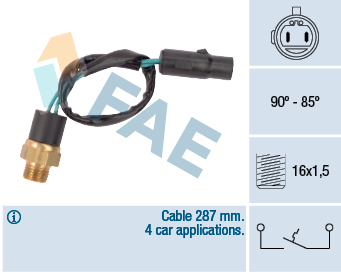 Termocontatto, Ventola radiatore - 36620 FAE