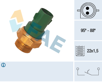 Termocontatto, Ventola radiatore - 37240 FAE